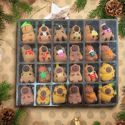 Capybara Poppen Adventskalender – 24 Dagen Zachte Schattigheid