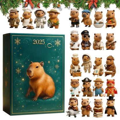 Capybara Adventskalender – 24 Dagen Schattige Gelukjes