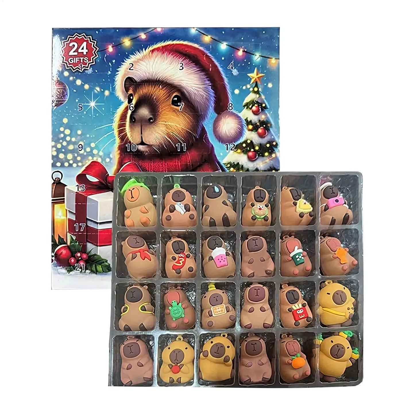 Capybara Poppen Adventskalender – 24 Dagen Zachte Schattigheid